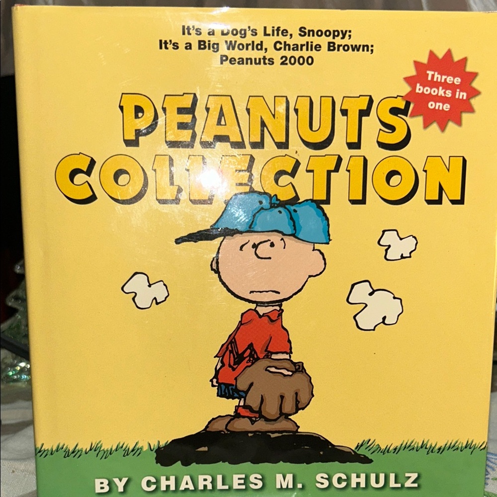 Peanuts Collection Book by Charles M. Schulz - Yellow Cover
